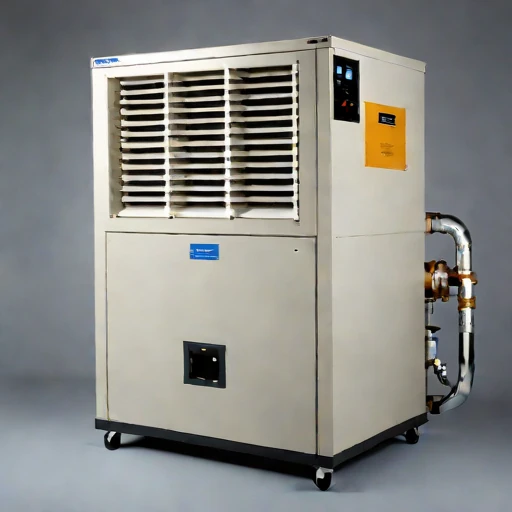 A mixing-height stack filter, photographed against a plain background