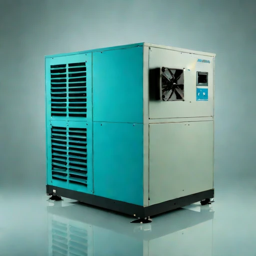 A mixing-height stack filter, photographed against a plain background