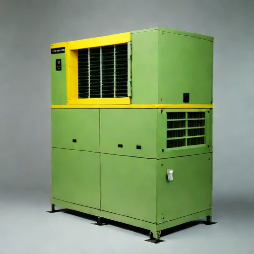 A mixing-height stack filter, photographed against a plain background