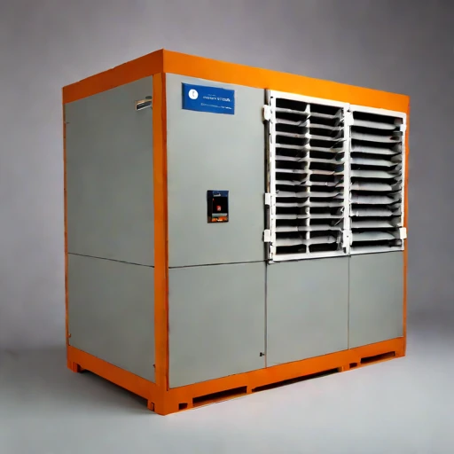 A mixing-height stack filter, photographed against a plain background