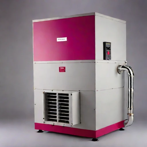 A mixing-height stack filter, photographed against a plain background