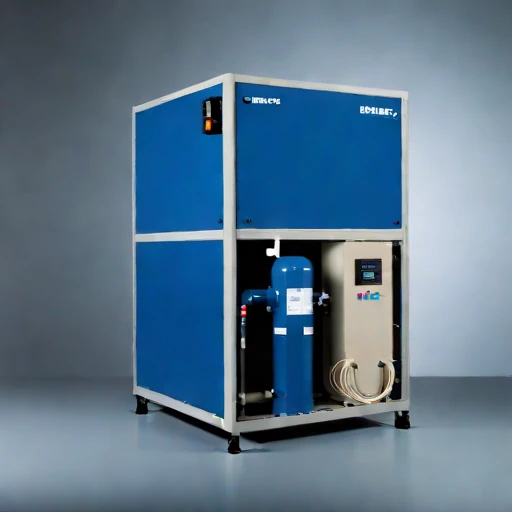 A mixing-height stack filter, photographed against a plain background