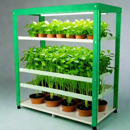 A mycorrhizal-inoculation grow bench, photographed against a plain background