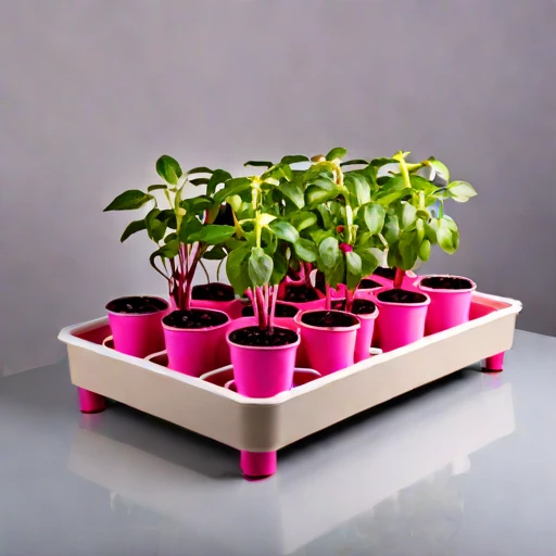 A mycorrhizal-inoculation grow bench, photographed against a plain background