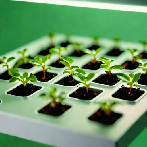 A mycorrhizal-inoculation grow bench, photographed against a plain background