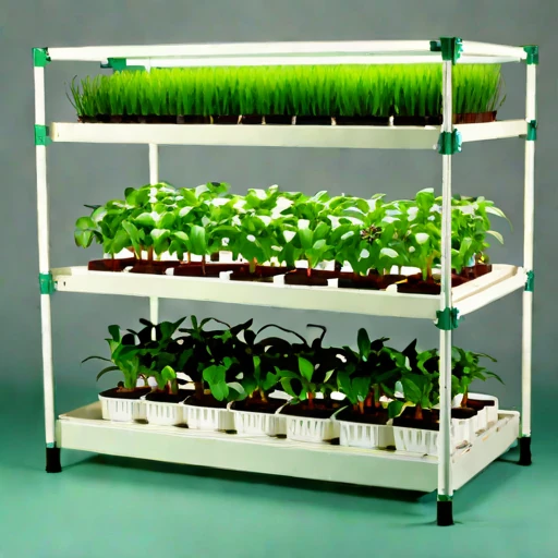 A mycorrhizal-inoculation grow bench, photographed against a plain background
