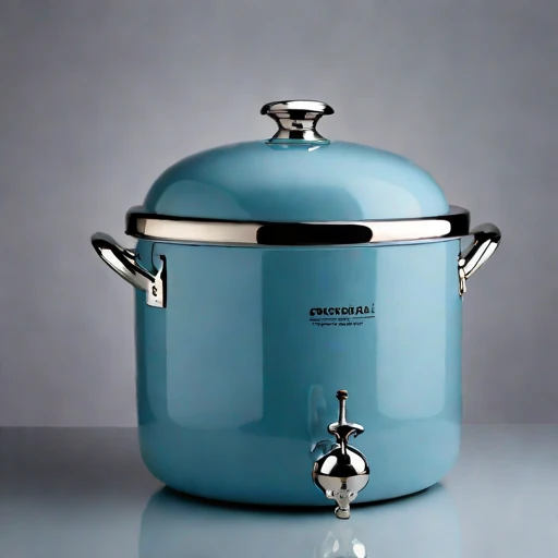 A moonmilk-lined cellar crock, photographed against a plain background