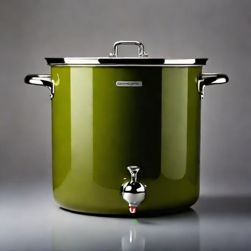 A moonmilk-lined cellar crock, photographed against a plain background