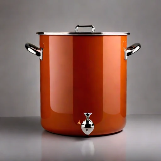 A moonmilk-lined cellar crock, photographed against a plain background