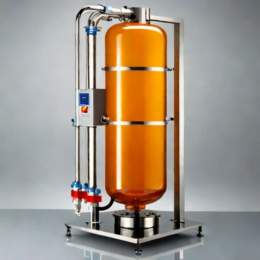 A meromictic-layer withdrawal siphon, photographed against a plain background