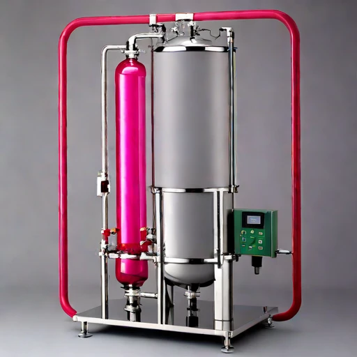 A meromictic-layer withdrawal siphon, photographed against a plain background
