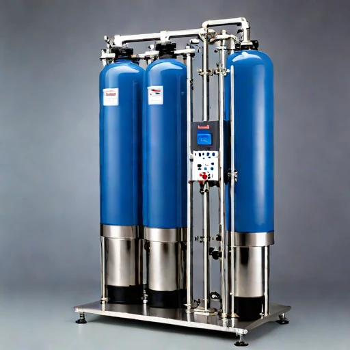 A meromictic-layer withdrawal siphon, photographed against a plain background
