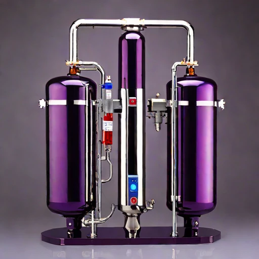 A meromictic-layer withdrawal siphon, photographed against a plain background