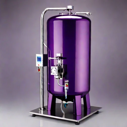 A meromictic-layer withdrawal siphon, photographed against a plain background