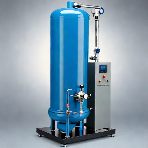 A meromictic-layer withdrawal siphon, photographed against a plain background