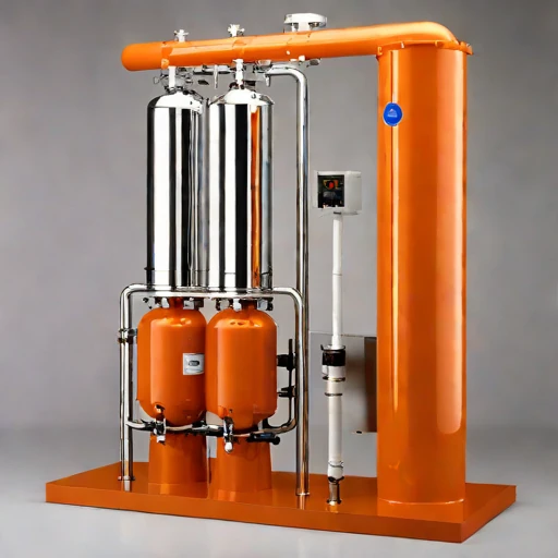 A meromictic-layer withdrawal siphon, photographed against a plain background