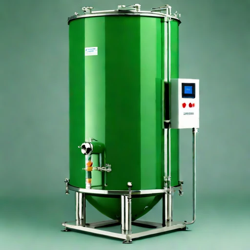 A meromictic-layer withdrawal siphon, photographed against a plain background