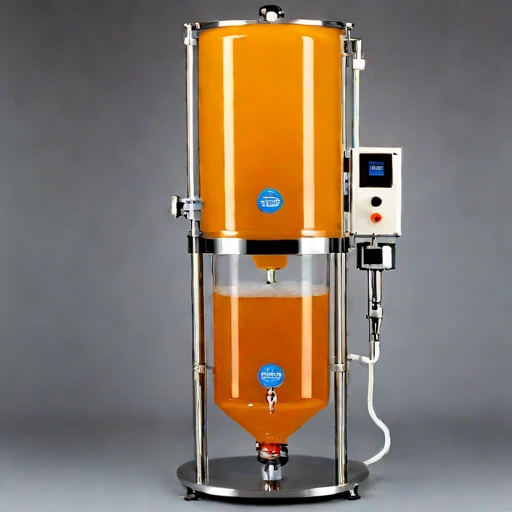 A meromictic-layer withdrawal siphon, photographed against a plain background
