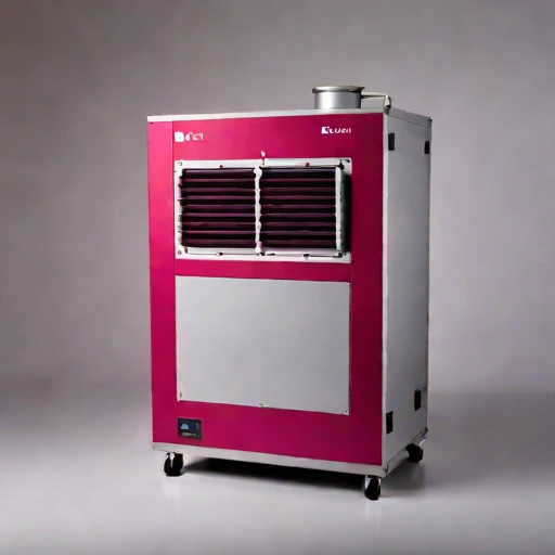 A maar-plume particle trap, photographed against a plain background