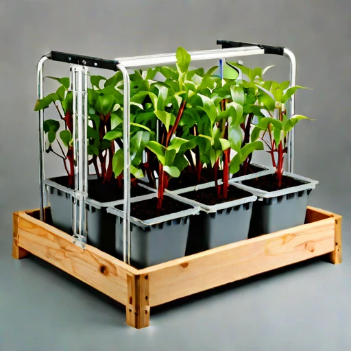 A matric-potential wicking bed, photographed against a plain background