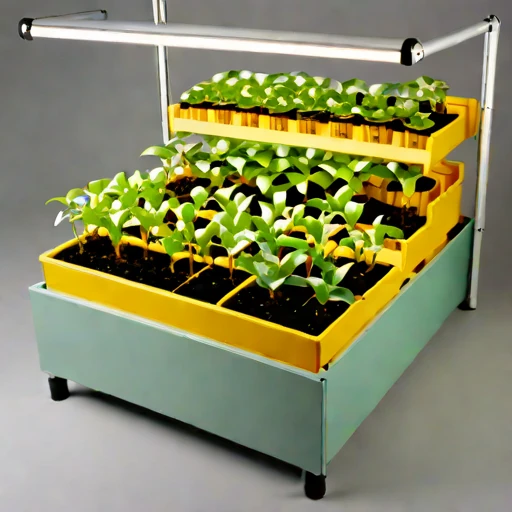 A matric-potential wicking bed, photographed against a plain background