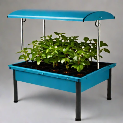 A matric-potential wicking bed, photographed against a plain background