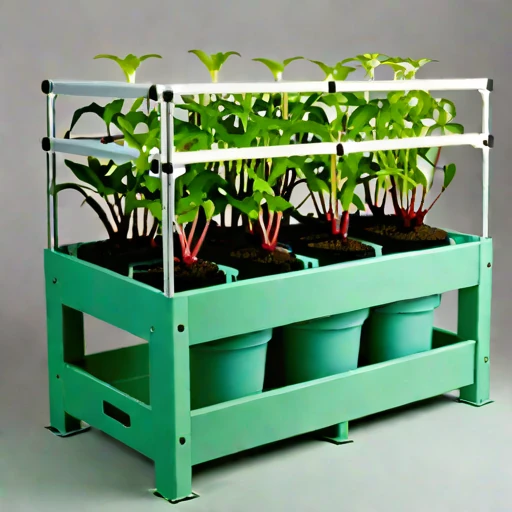 A matric-potential wicking bed, photographed against a plain background