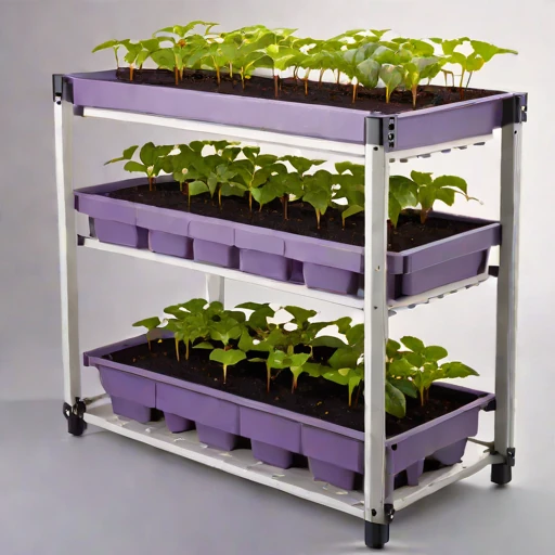 A matric-potential wicking bed, photographed against a plain background