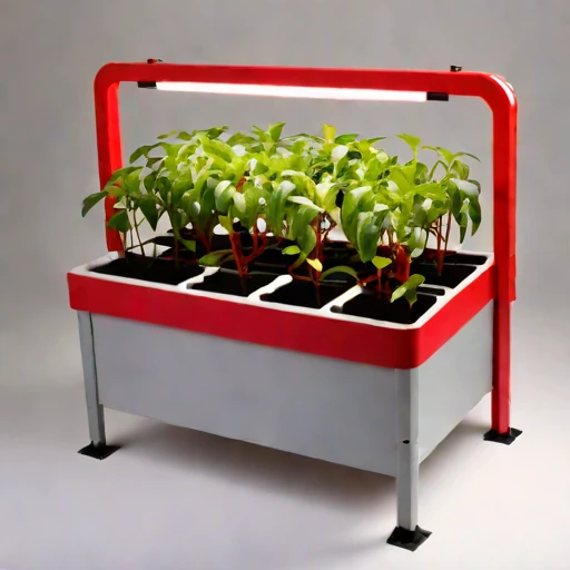 A matric-potential wicking bed, photographed against a plain background