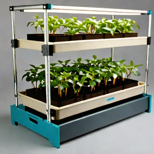 A matric-potential wicking bed, photographed against a plain background