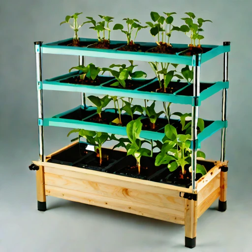 A matric-potential wicking bed, photographed against a plain background