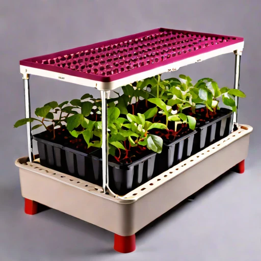 A matric-potential wicking bed, photographed against a plain background