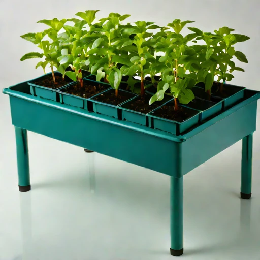 A matric-potential wicking bed, photographed against a plain background