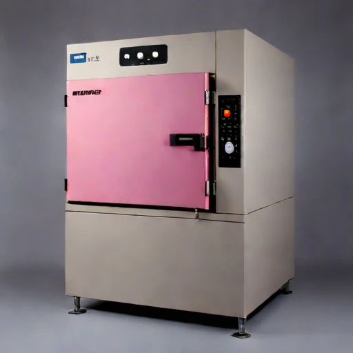 A martensitic-quench tempering furnace, photographed against a plain background