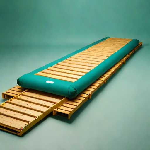 A monimolimnion sampling spar, photographed against a plain background