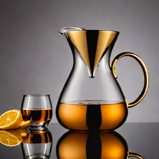 A marangoni-swirl tasting glass, photographed against a plain background