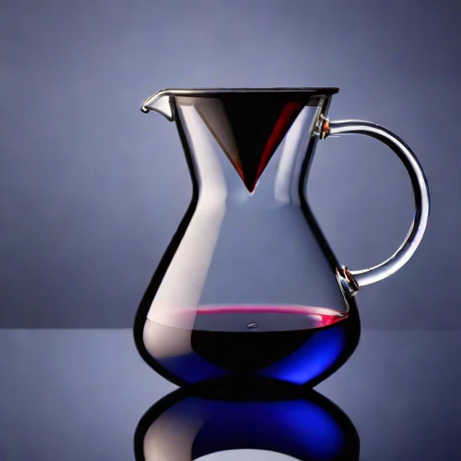 A marangoni-swirl tasting glass, photographed against a plain background