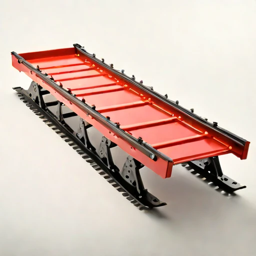 A moraine-track load sledge, photographed against a plain background