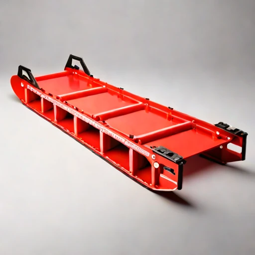 A moraine-track load sledge, photographed against a plain background