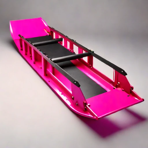 A moraine-track load sledge, photographed against a plain background