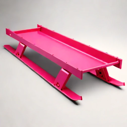 A moraine-track load sledge, photographed against a plain background