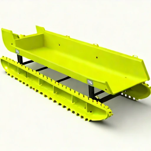 A moraine-track load sledge, photographed against a plain background