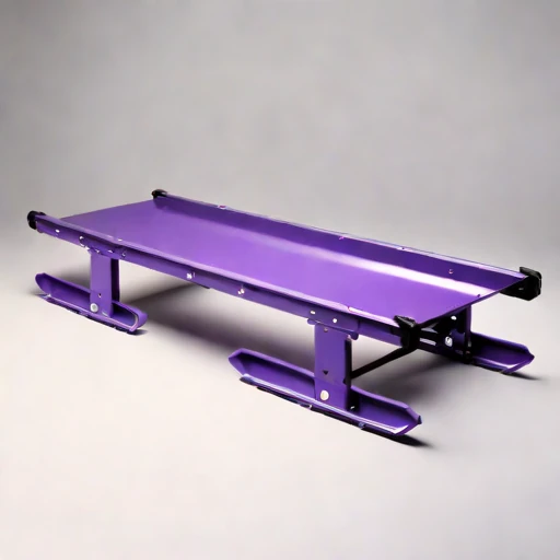 A moraine-track load sledge, photographed against a plain background
