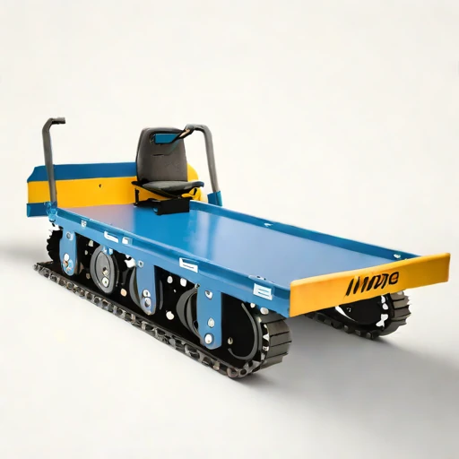 A moraine-track load sledge, photographed against a plain background
