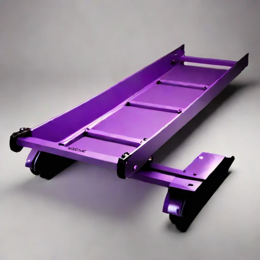 A moraine-track load sledge, photographed against a plain background