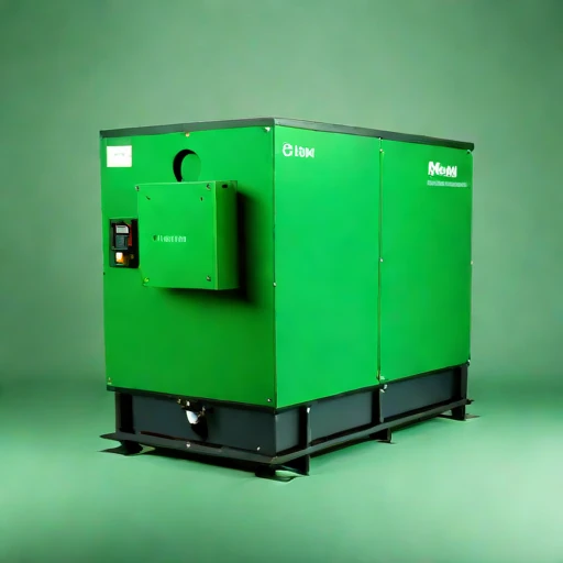 A nitrifying-bed odour scrubber, photographed against a plain background