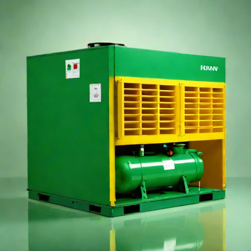 A nitrifying-bed odour scrubber, photographed against a plain background