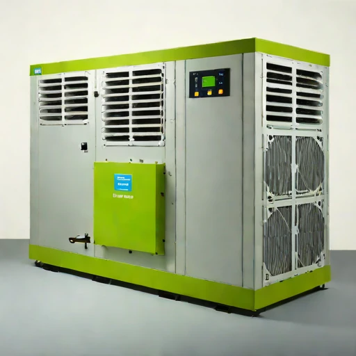 A nitrifying-bed odour scrubber, photographed against a plain background