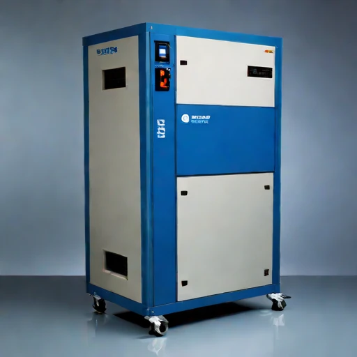 A nitrifying-bed odour scrubber, photographed against a plain background