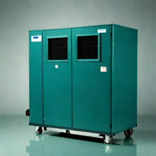 A nitrifying-bed odour scrubber, photographed against a plain background